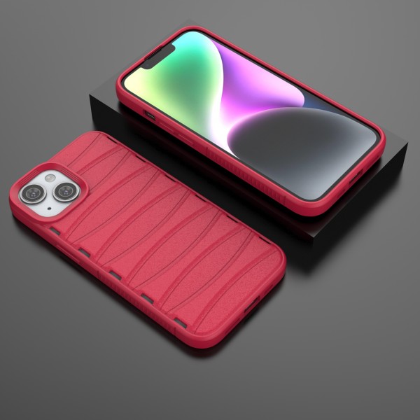 Valentine Red - Premium Soft Heat Dissipation Breathable Silicone Back Case for iPhone 14