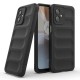 Black - Matte Soft Flexible Silicone Back Case for Moto G54