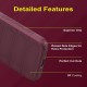 Wine Red - Matte Soft Flexible Silicone Back Case for Moto G54