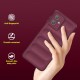 Wine Red - Matte Soft Flexible Silicone Back Case for Moto G54