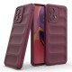 Wine Red - Matte Soft Flexible Silicone Back Case for Moto G84