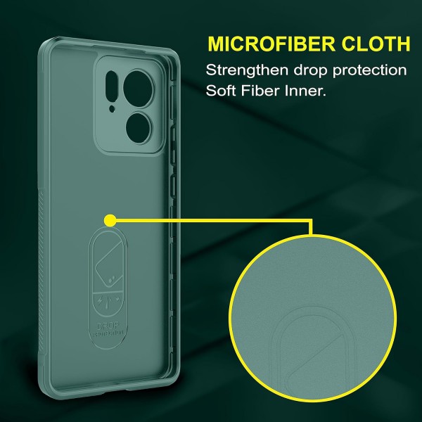 Hunter Green - Matte Soft Flexible Silicone Back Case for Motorola Edge 40 5G
