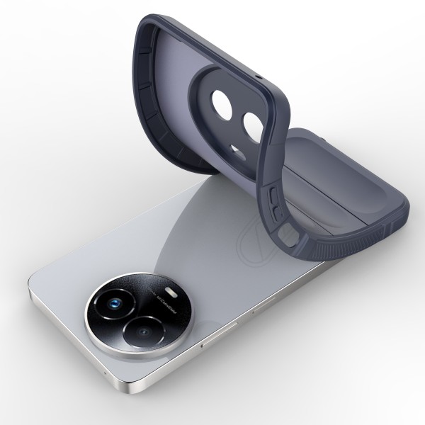 Oxford Blue - Matte Soft Flexible Silicone Back Case for Realme 11 5G