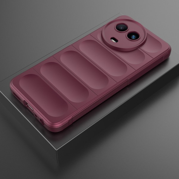 Wine Red - Matte Soft Flexible Silicone Back Case for Realme 11 5G