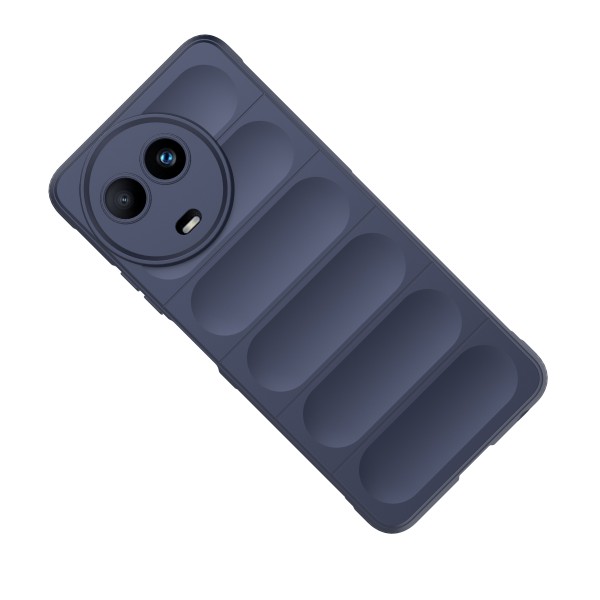 Oxford Blue - Matte Soft Flexible Silicone Back Case for Realme Narzo 60X