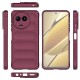 Wine Red - Matte Soft Flexible Silicone Back Case for Realme Narzo 60X