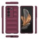 Wine Red - Matte Soft Flexible Silicone Back Case for Vivo V29 Pro